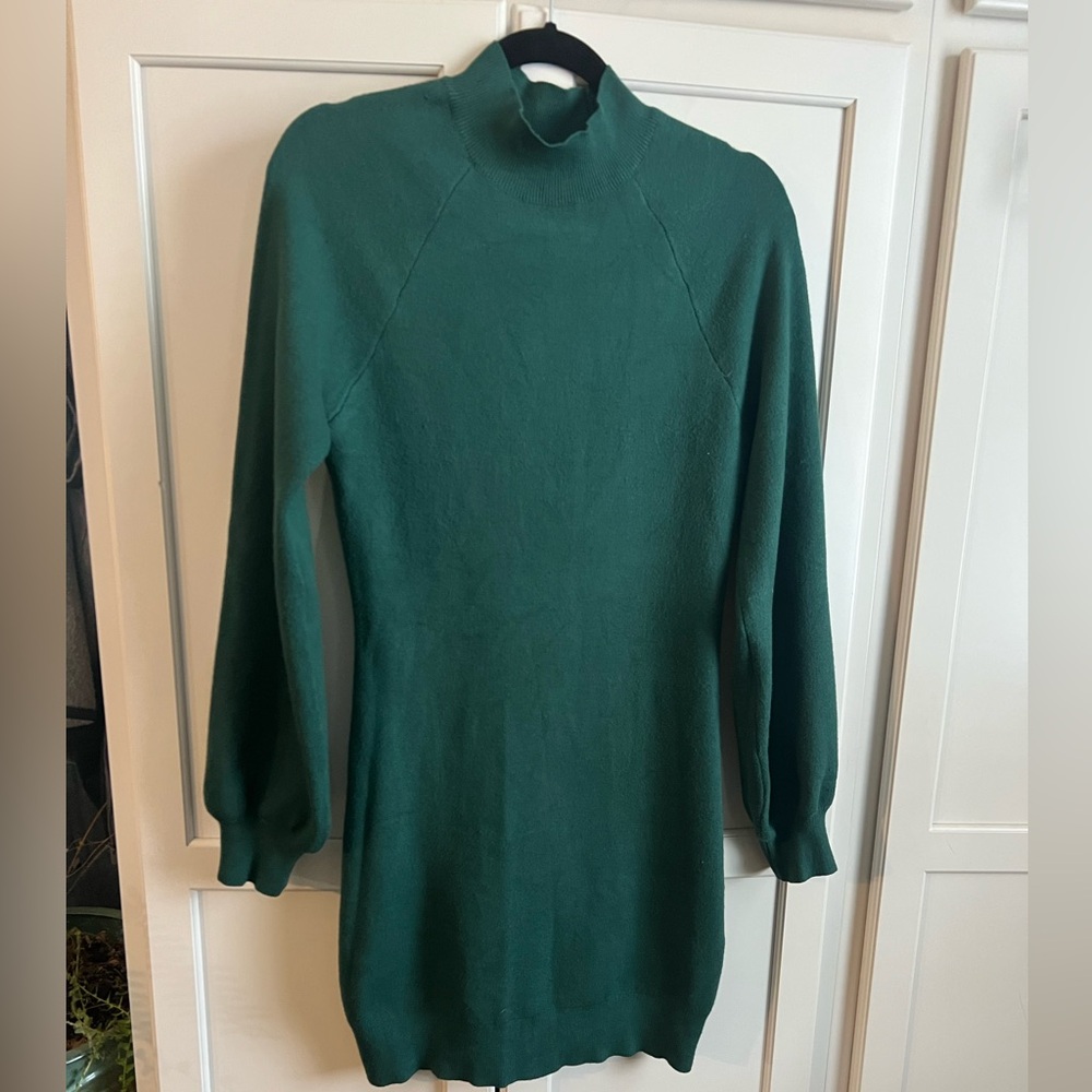 Green Sweater Dress